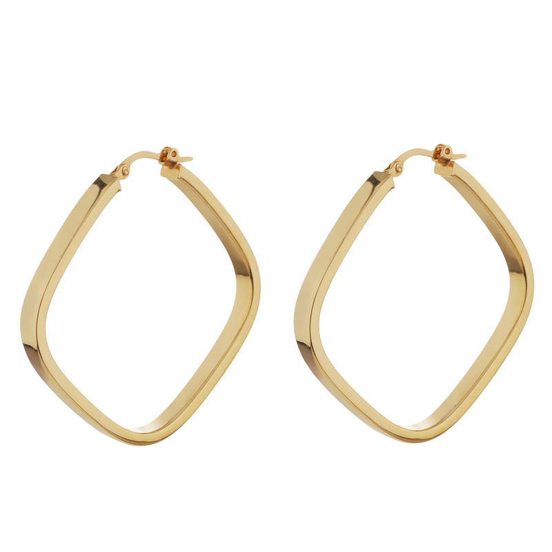 گوشواره طلا 18 عیار زنانه دوست خوب مدل dk593