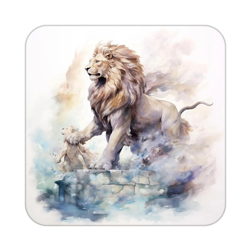 زیر لیوانی کاکتی طرح شیر مدل mp23905