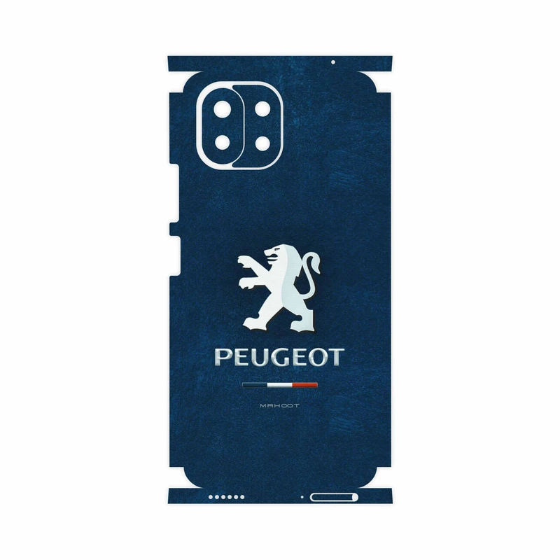 برچسب پوششی ماهوت مدل Peugeot-Logo-FullSkin مناسب برای گوشی موبایل شیائومی MI 11 LITE