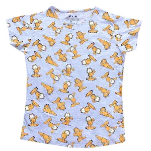 تی شرت آستین کوتاه زنانه اچ اند ام مدل گارفیلد