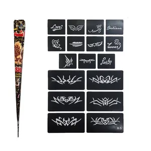 شابلون تتو و حنا طراحی کد kz8