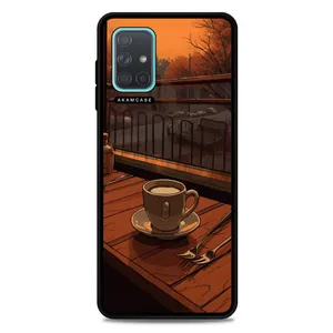 AKAM AMC-WSGA71-COFFEE-11 Cover For Samsung Galaxy A71
