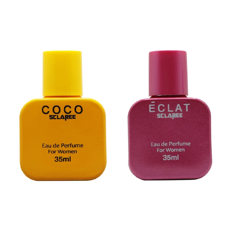 عطر جیبی زنانه اسکلاره مدل Coco حجم 35 میلی لیتر به همراه عطر جیبی زنانه اسکلاره مدل Eclat حجم 35 میلی لیتر