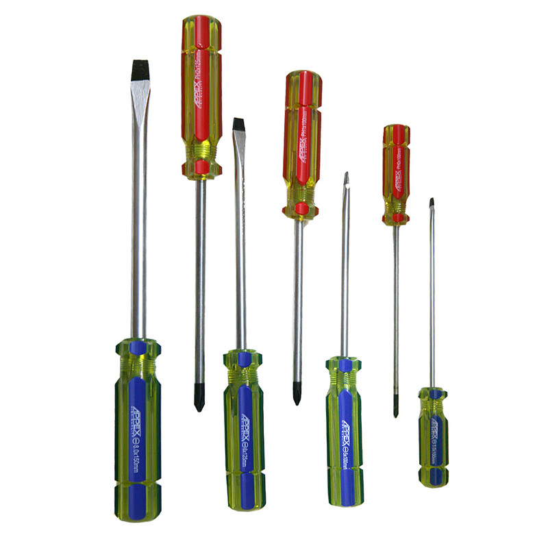 مجموعه 7 پیچگوشتی اپکس مدل APX-1107 مجموعه 7 پیچگوشتی اپکس مدل APX-1107