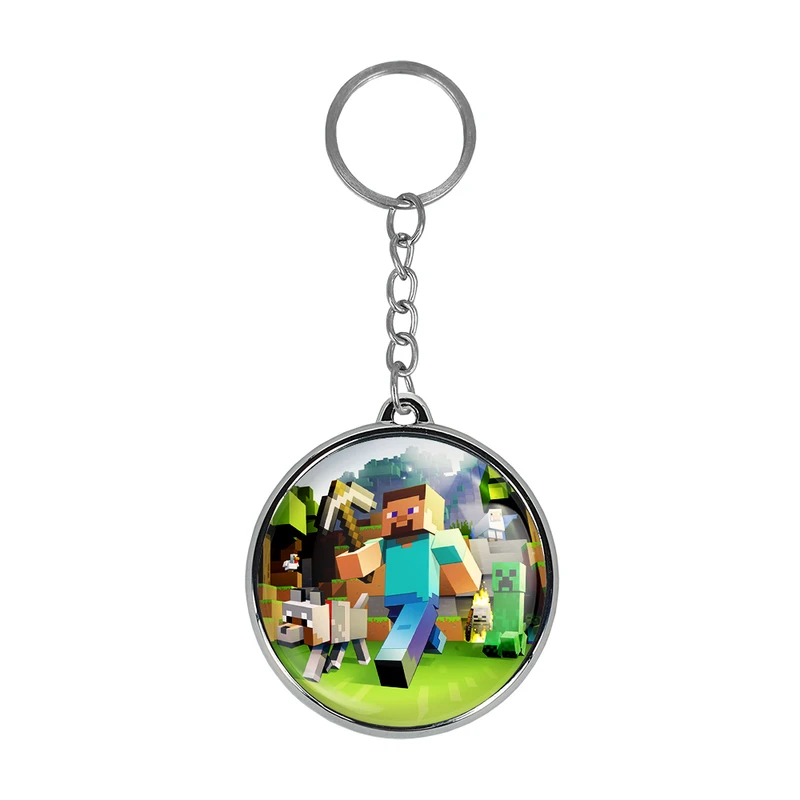 جاکلیدی خندالو طرح بازی ماینکرافت Minecraft مدل دوطرفه کد 2325823254