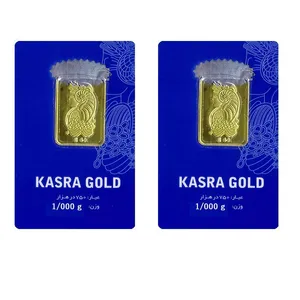 طلا گرمی 18 عیار گالری طلای نجفپور مدل K-2 بسته دو عددی