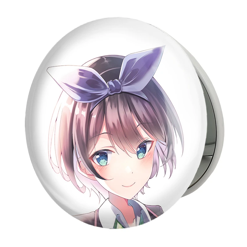 آینه جیبی خندالو طرح رکا انیمه کانوجواوکاری مدل تاشو کد 18231 