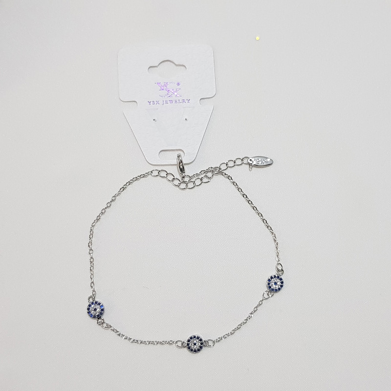 پابند زنانه وای اس ایکس مدل چشم نظر 3455 پابند زنانه وای اس ایکس مدل چشم نظر 3455