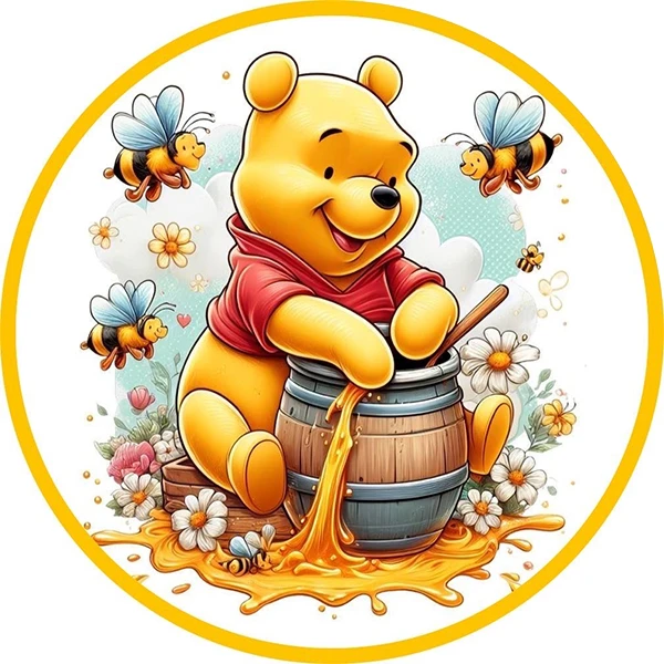 استیکر پارچه و لباس پاد آفرین طرح خرسی کد 2197