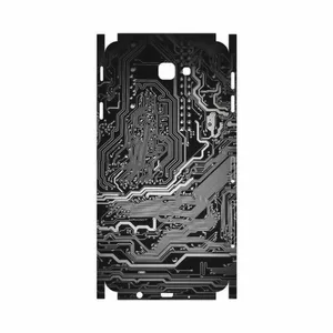 MAHOOT Black Printed Circuit Board-FullSkin Cover Sticker for Samsung Galaxy J7 Prime