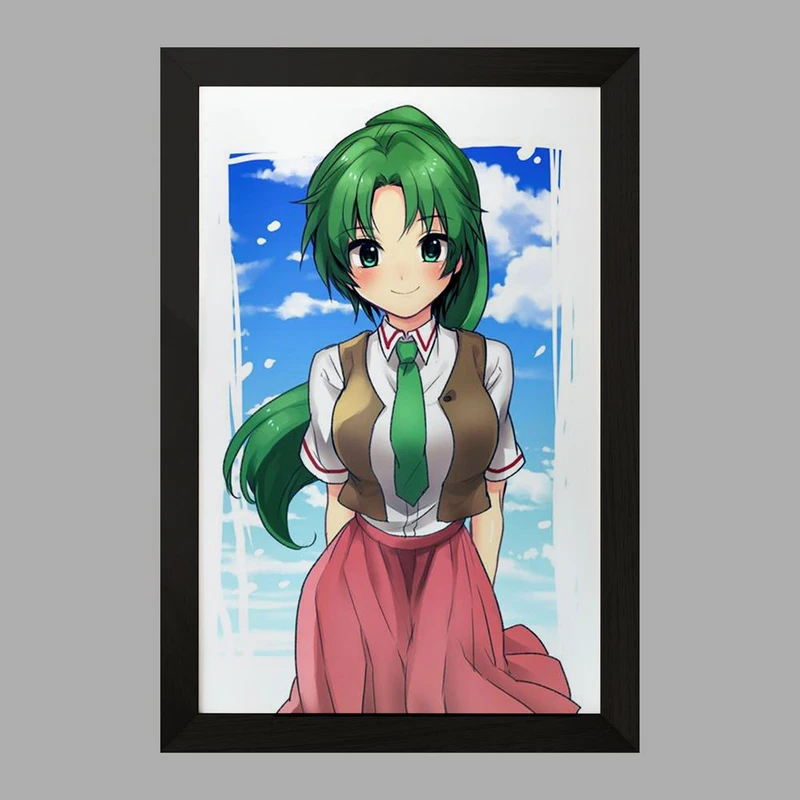 تابلو خندالو مدل میون سونوزاکی انیمه هیگوراشی وقتی اشک می ریزد  کد 18155