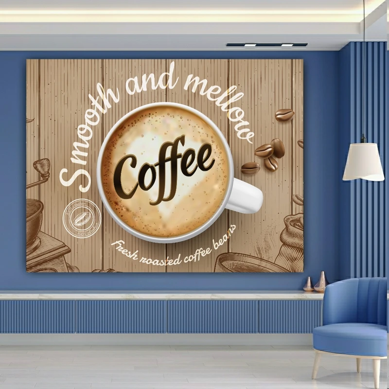 پوستر طرح کافی شاپ مدل قهوه کد GR1010