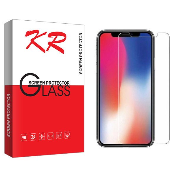 محافظ صفحه نمایش کی آر مدل +HD مناسب برای گوشی موبایل اپل iPhone X