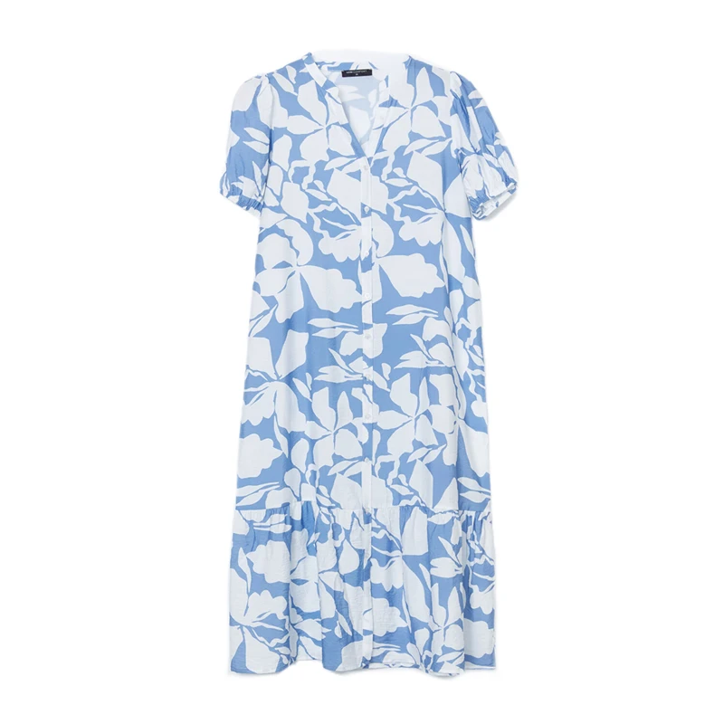 پیراهن یقه هفت زنانه ال سی وایکیکی مدل Lo897