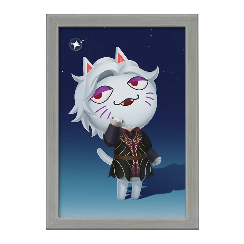 تابلو خندالو طرح بازی انیمال کراسینگ (Animal Crossing) کد 32650