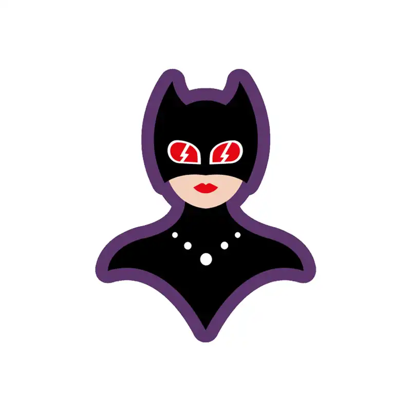 برچسب کنسول بازی مدل زن گربه ای کد 908