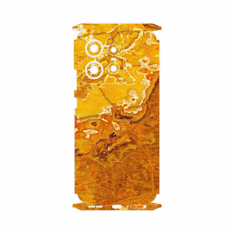 برچسب پوششی ماهوت مدل Gold Marble-FullSkin مناسب برای گوشی موبایل موتورولا Edge 50 Pro