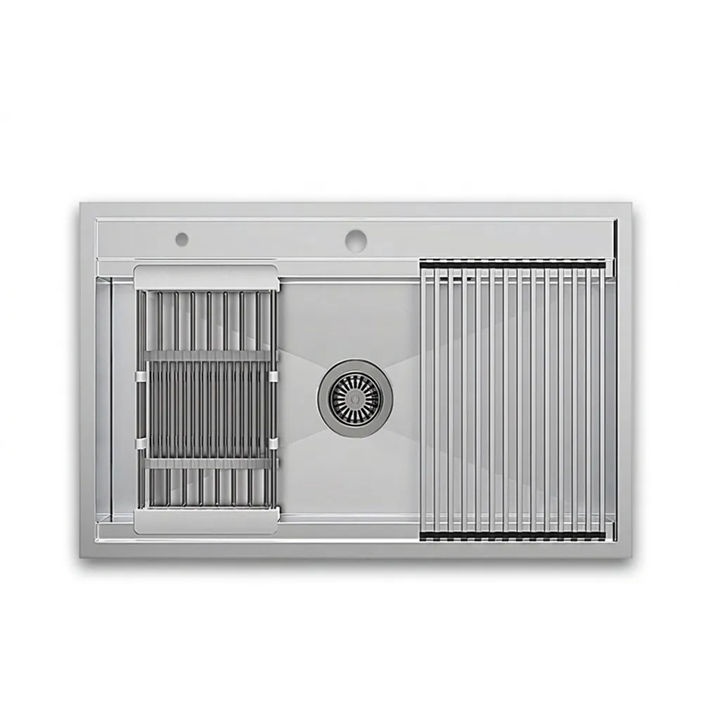 سینک ظرفشویی استیل زرتوس مدل ZSW101 توکار