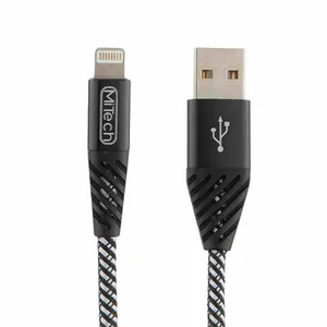 کابل تبدیل USB به لایتنینگ میتک مدل  طول 1.2 متر
