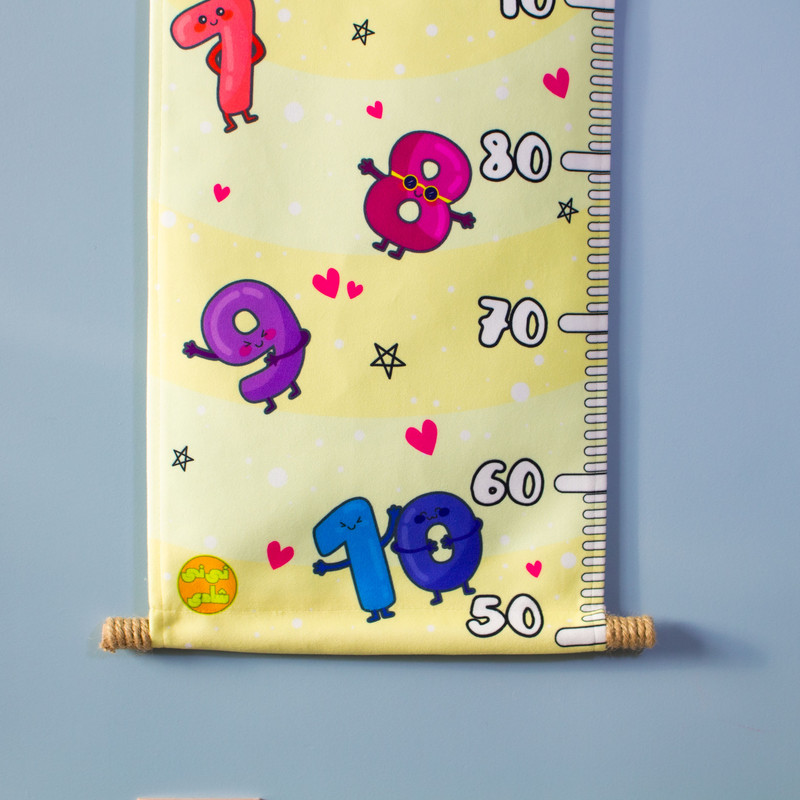 متر اندازه گیری کودک طرح Numbers Unicorn کد NS122