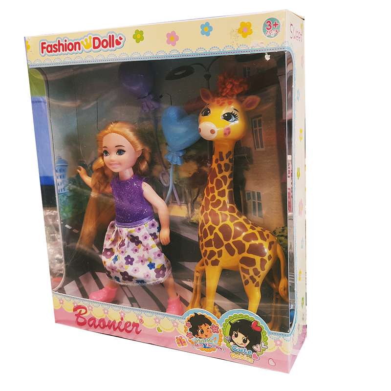 عروسک مدل زرافه ارتفاع 10 سانتی متر