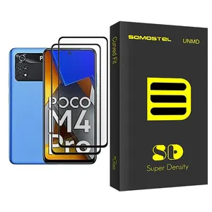 Somastel SD Glass MIX002 Screen Protector For Xiaomi Poco M4 Pro Pack Of 2