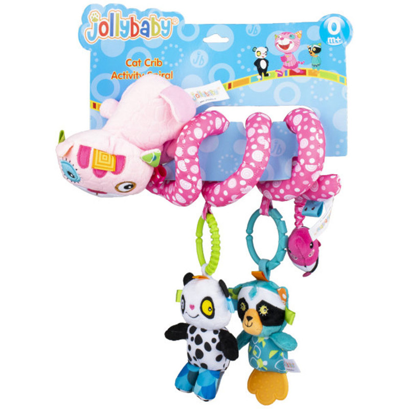 آویز تخت کودک طرح گربه خالدار مدل 07