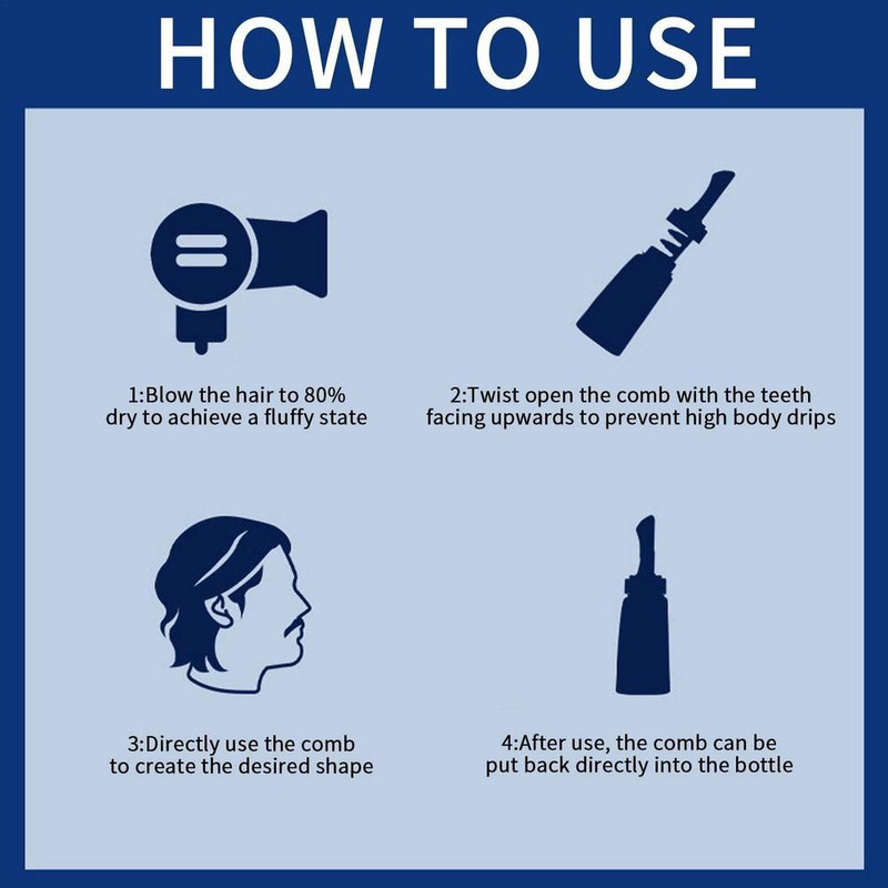 ژل حالت‌دهنده مو وزه مدل شانه دار حجم 280 میلی‌لیتر