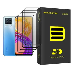 Somastel SD Glass MIX004 Screen Protector For Realme 8 Pro Pack Of 4