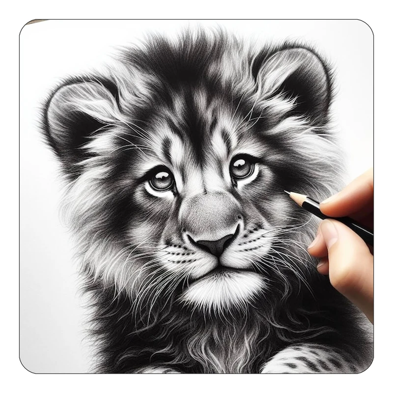 مگنت کاکتی طرح شیر مدل mp24023