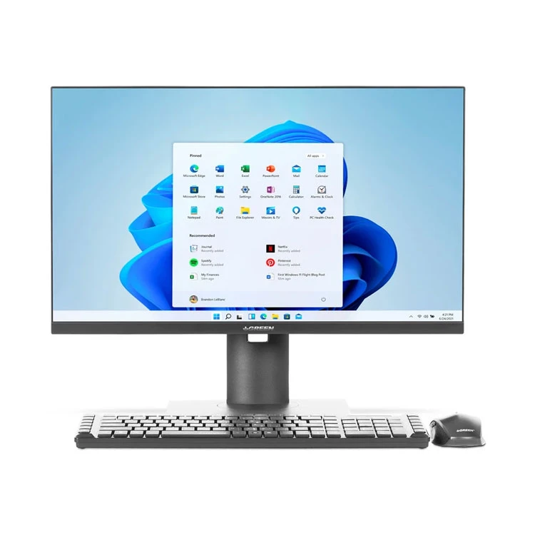 کامپیوتر همه کاره 23.8 گرین مدل ALL IN ONE GREEN GT624-i38S با پردازنده Core i3 12100 رم 8 گیگابایت از نوع DDR4 حافظه داخلی 512 گیگابایت SSD کارت گرافیک UHD Graphics (integrated) نمایشگر از نوع VA