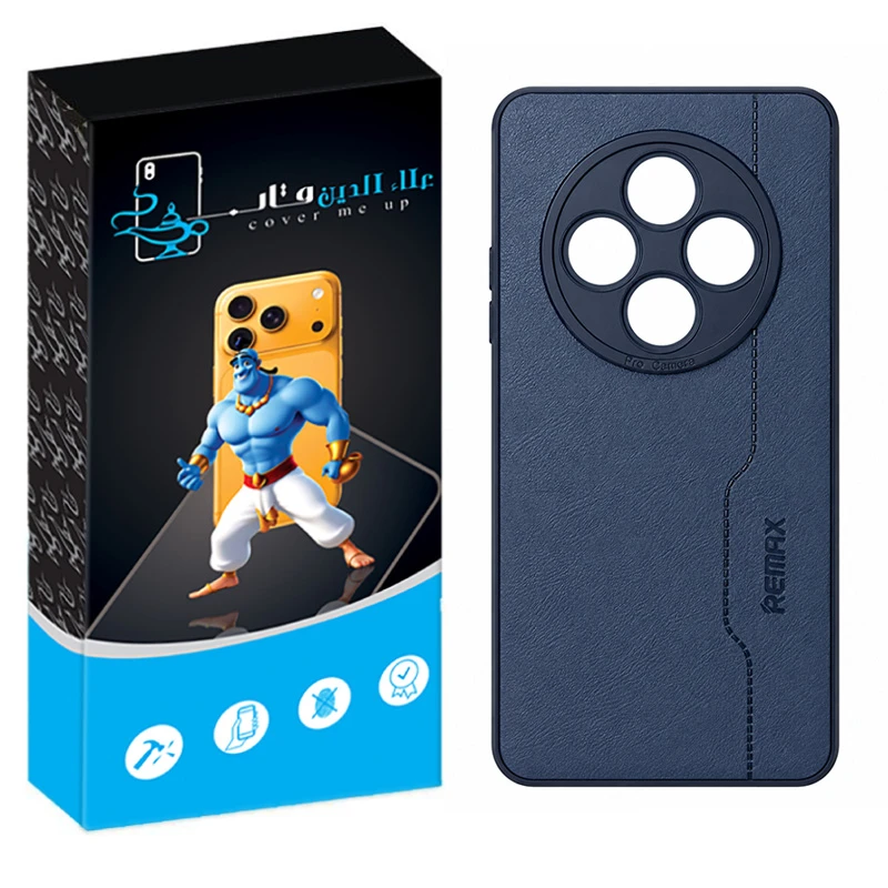 کاور علاالدین قاب مدل چرم RMX مناسب برای گوشی موبایل شیائومی Redmi 14c / Poco C75
