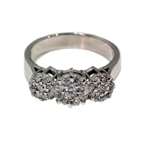 انگشتر نقره زنانه مدل فلاور