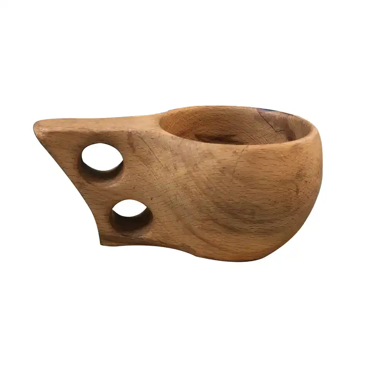 لیوان چوبی مدل طبیعت