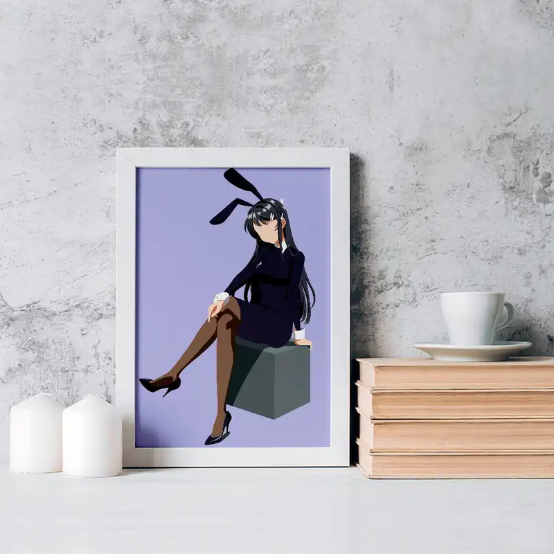 تابلو خندالو مدل مای انیمه بانی گرل سنپای کد 16446