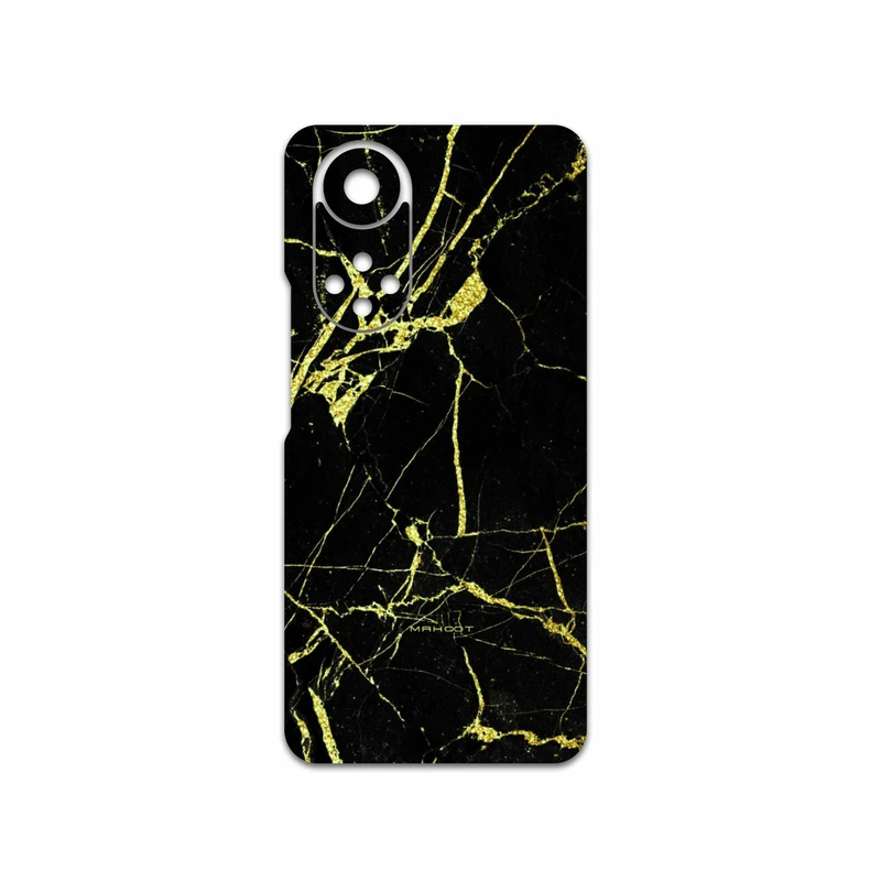 برچسب پوششی ماهوت مدل Graphite-Gold-Marble مناسب برای گوشی موبایل هوآوی Nova 9