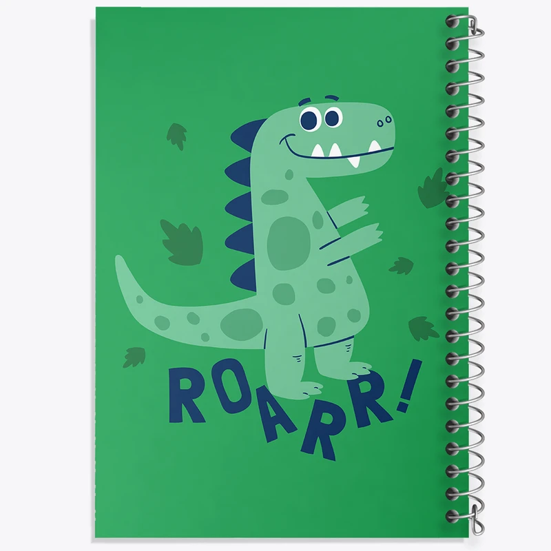 دفتر نت موسیقی 50 برگ خندالو مدل دایناسور کیوت کد N897