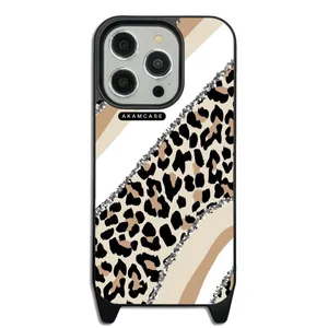 AKAM AMCWLA15PRO-PANTHER PATTERN8 Cover For Apple iPhone 15 Pro