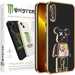 Bead Bear-1 monster cover suitable for Xiaomi Mi A3 mobile phone with holder base 