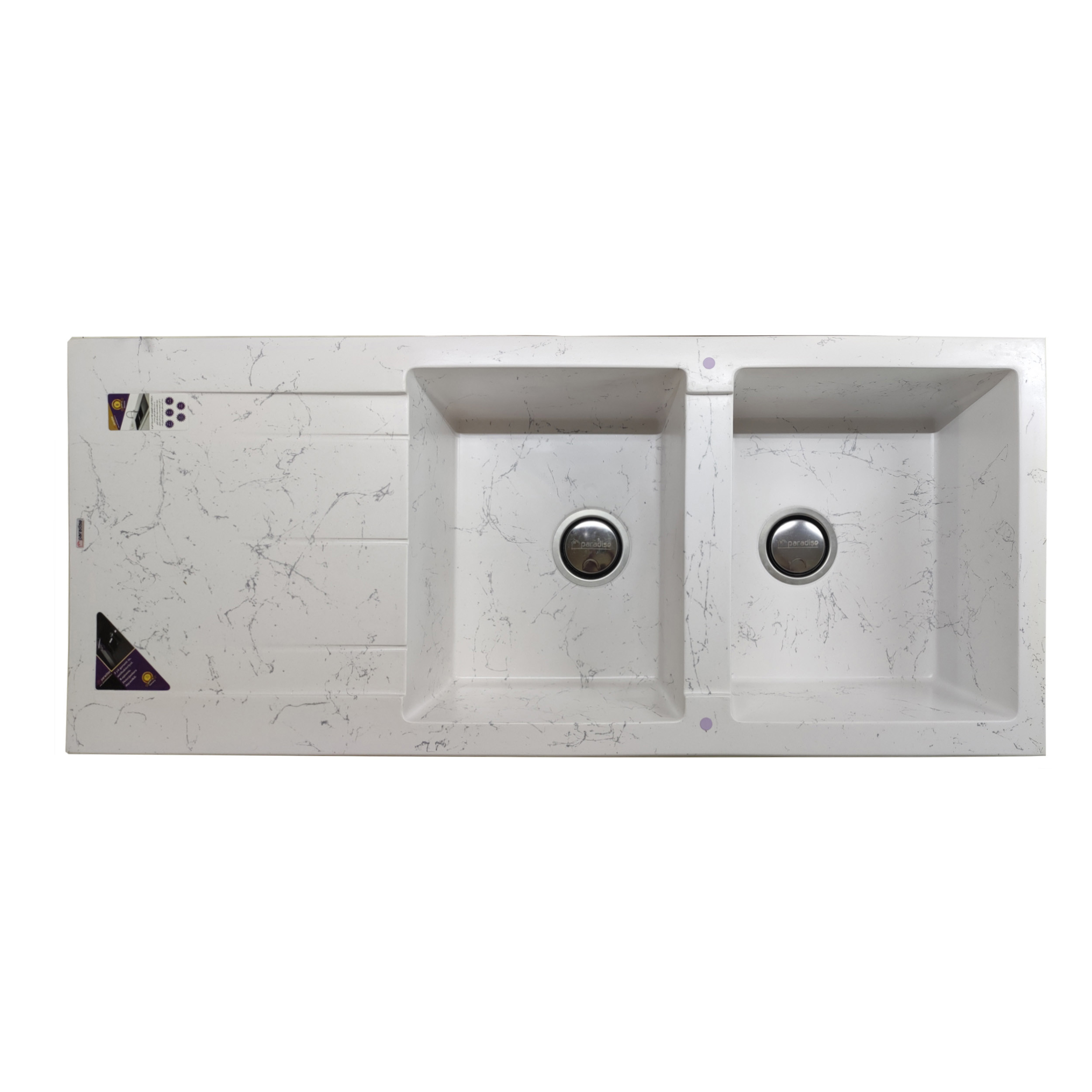 سینک ظرفشویی پارادایز مدل TURKEY213-WS توکار