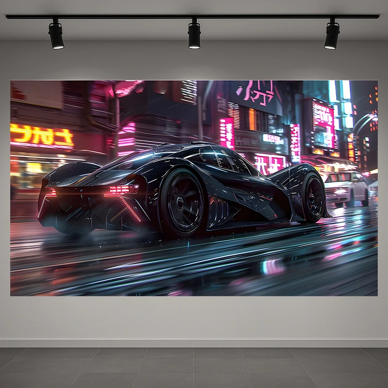 پوستر پارچه ای طرح مخمل گیم مدل NFS کد AR3059330