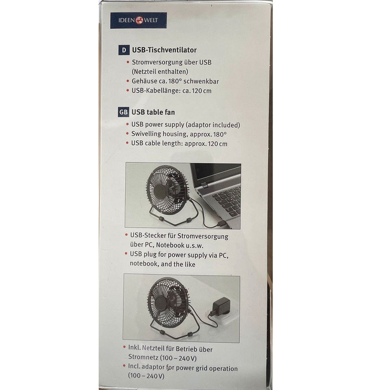 پنکه USB آیدین ولت مدل UTV-86