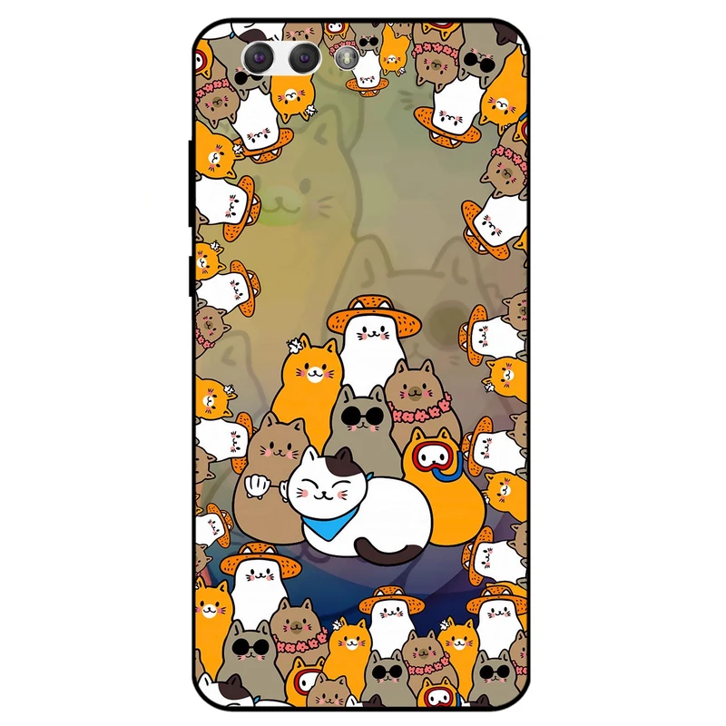 کاور مگافون طرح گربه مدل 7717 مناسب برای گوشی موبایل ایسوس Zenfone 4 / ZE554KL