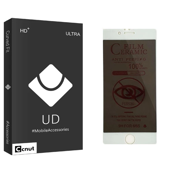 محافظ صفحه نمایش حریم شخصی کوکونات مدل UD Black مناسب برای گوشی موبایل اپل iPhone 6