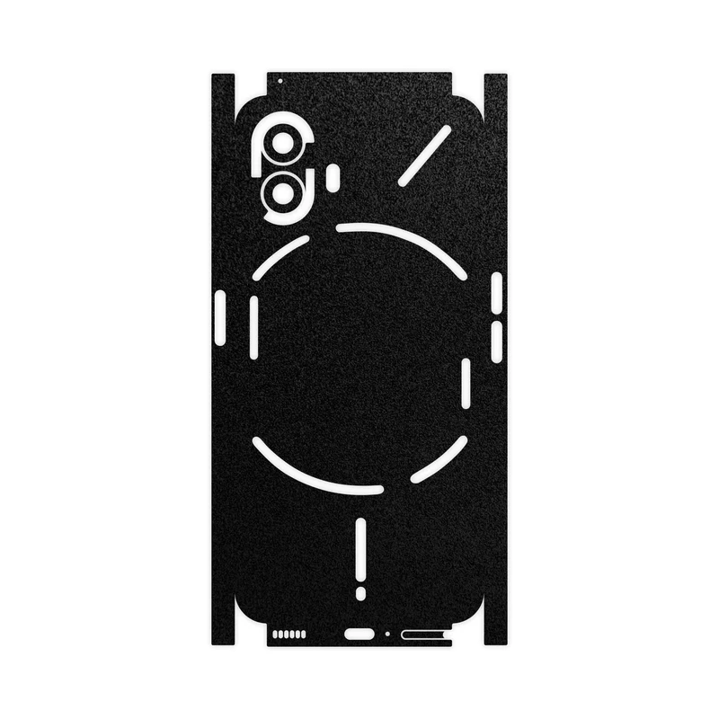 برچسب پوششی ماهوت مدل Black-Suede-FullSkin مناسب برای گوشی موبایل ناتینگ Phone 2