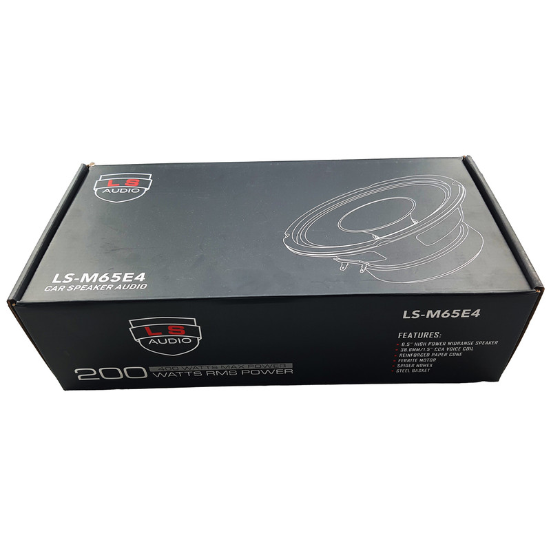میدرنج خودرو ال اس آدیو مدل LS-M65E4 بسته دو عددی