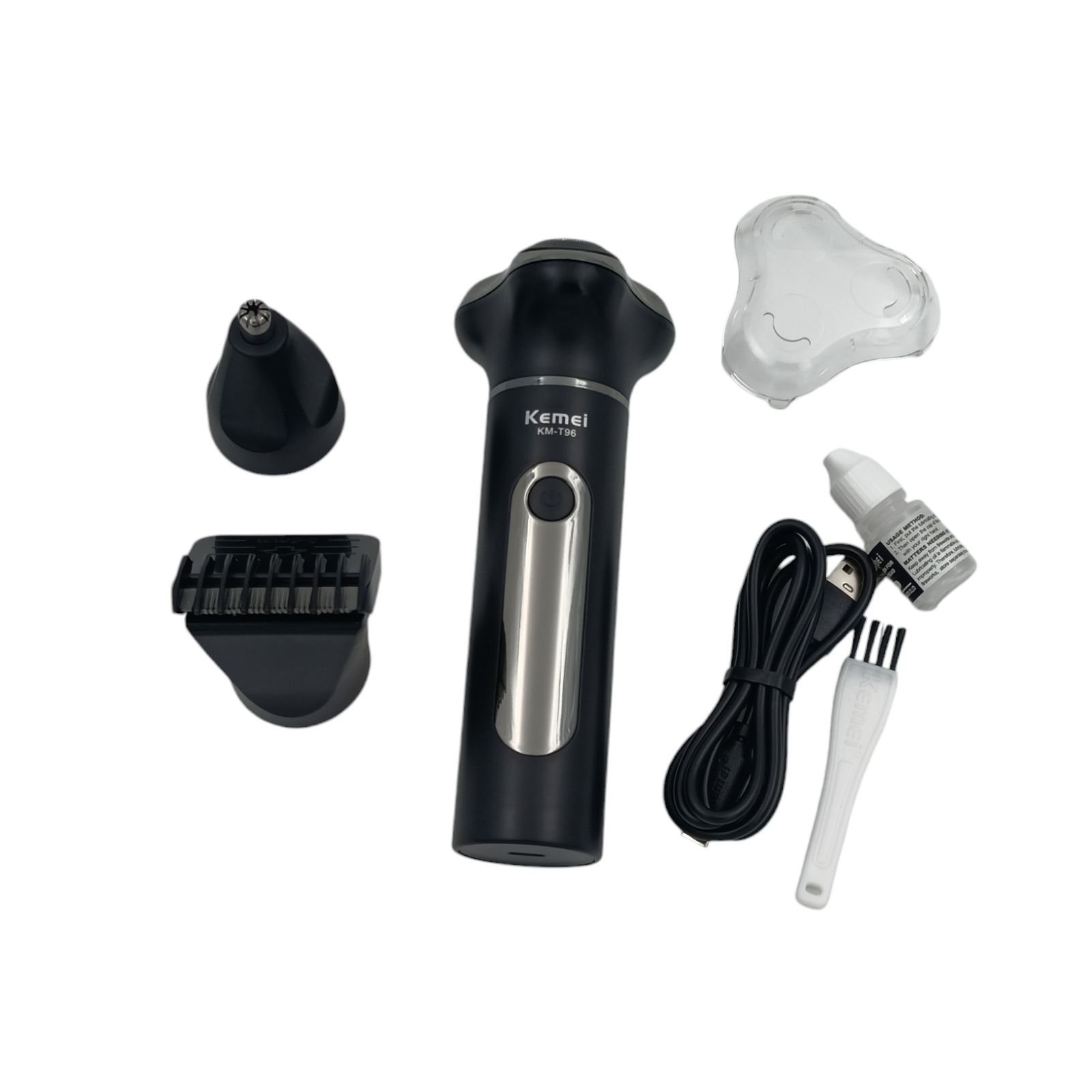 ست ماشین اصلاح موی صورت و بدن  شارژی کیمی مدل KM-T96 -  - 10