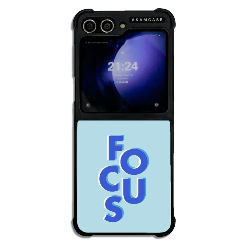 کاور آکام مدل AMC-WSGZFLIP5-BLUE-12 مناسب برای گوشی موبایل سامسونگ Galaxy Z Flip 5