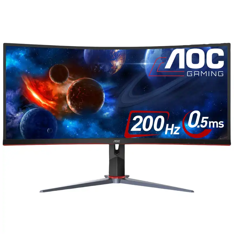 مانیتور ای او سی مدل CQ34G2Z سایز 34 اینچ