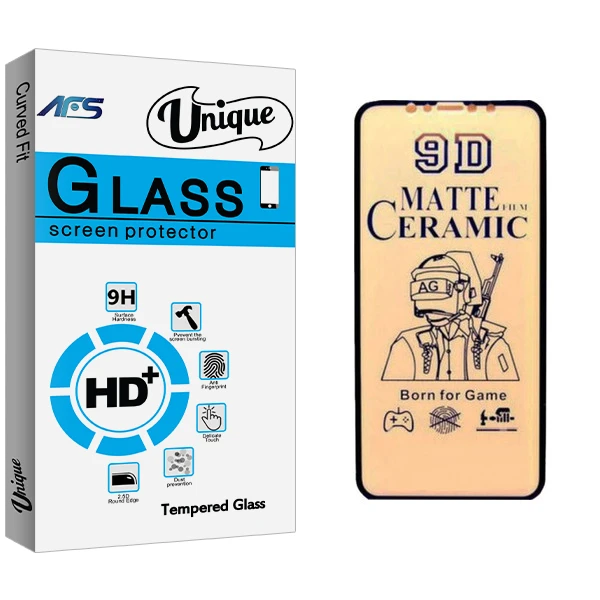 محافظ صفحه نمایش مات ای اف اس مدل Unique Glass مناسب برای گوشی موبایل اپل Iphone X/Xs/11 Pro